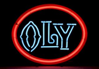"OLY" Olympia Beer- Neon Sign