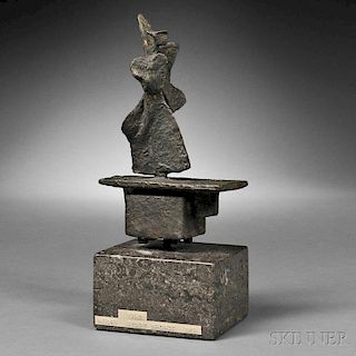 Mario Negri (Italian, 1916-1987)      Untitled Figural Study in Bronze
