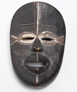 African Tribal Dan Mask, Carved Wood