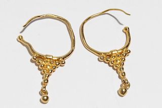 14K Gold Earrings, Metropolitan Museum of Art