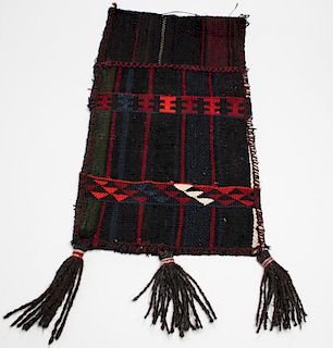 Tribal Ethnographic Woven Wool Satchel