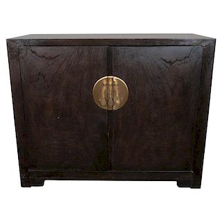 Asian-Style Hardwood Cabinet, Baker Furniture