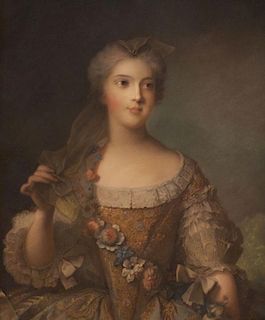 After Jean Marc Nattier (French, 1685-1766)
Portrait of Madame Sophie, Daughter of Louis XVth., ca. 1750