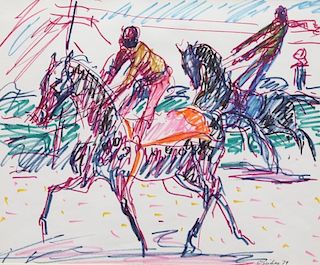 Joseph Benjamin OÕSickey (American, 1918-2013)
Pulling Up the Horses, 1979