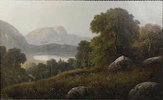 River Valley Landscape, 19th Century American School, ca. 1860