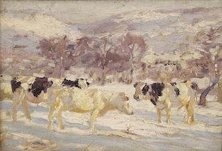 George Glenn Newell (American, 1870-1947)
Bright Winter Day, ca. 1910