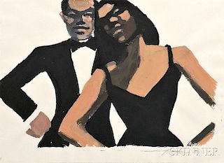 Robert Freeman (American, b. 1946)      Couple in Black Tie