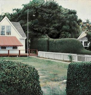 Scott Prior (American, b. 1949)      Yard in Provincetown