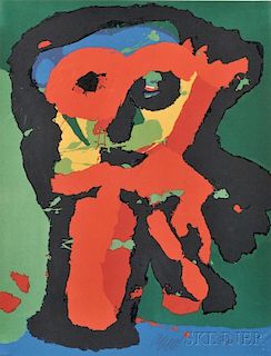 Karel Appel (Dutch, 1921-2006)      Abstract Owl