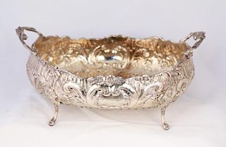 A Continental 800 Silver Centerbowl, c.1900