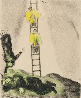 Marc Chagall (French/Russian, 1887-1985)      Jacob's Ladder
