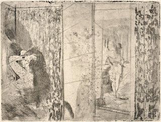 Edgar Degas (French, 1834-1917)      Loges d'actrices