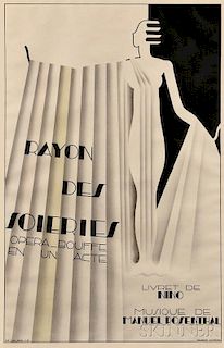Maurice Dufrène (French, 1876-1955)      Rayon des Soieries:  Opéra Bouffe En Un Acte