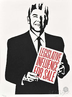 Shepard Fairey (American, b. 1970)      Two Prints: Legislative Influence for Sale