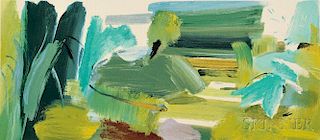 Ivon Hitchens (British, 1893-1979)      For John Constable