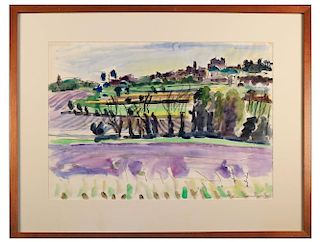 Joseph Benjamin OÕSickey (American, 1918-2013) 
Lavender Fields at Gault