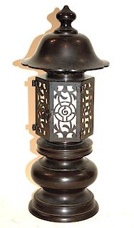 A Japanese Bronze Buddhist Bronze Temple Lantern, c. 1935