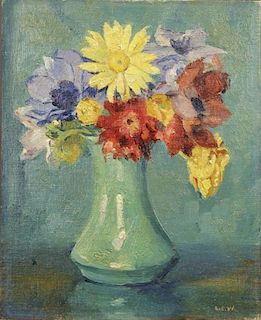 Abel G. Warshawsky (American, 1883-1962)
Still Life, Vase of Flowers