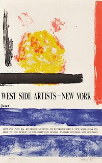 Theodoros Stamos (Greek/American, 1922-1997)      West Side Artists - New York