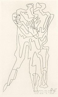 Ossip Zadkine (French/Russian, 1890-1967)      Two Figures