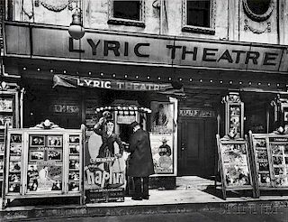 Berenice Abbott (American, 1898-1991)      Lyric Theatre, 100 Third Avenue, Manhattan