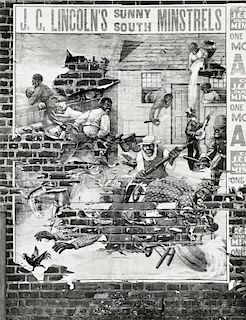 Walker Evans (American, 1903-1975)      Minstrel Poster, Alabama