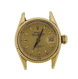 Rolex Lady Datejust 18k Gold Watch ref. 6517