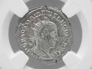 Trajan Decius Silver Ancient Coin AD 249 251