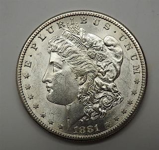 1881 S Morgan 1 Dollar Silver US Coin