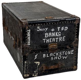 Blackstone Company Theatrical Wardrobe Trunk.