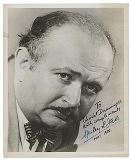 Inscribed and Signed Photo of Stanley Jaks.