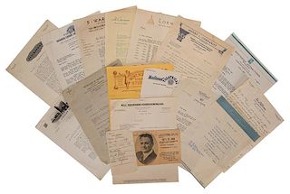 Harry Blackstone’s 1920s–40s Agent and Fan Correspondence Archive.