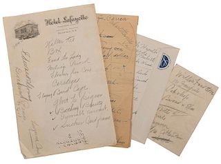 Handwritten Blackstone Repertoire List.