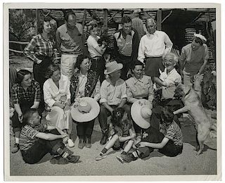 Lot of Six Photos of Blackstone at an Arizona Ranch.