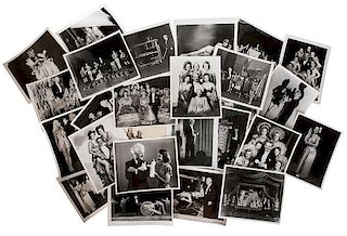 Collection of Over 60 Photographs of Blackstone On Stage.