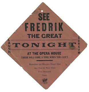 See Fredrik the Great Tonight / See the “Bachelor’s Dream”.