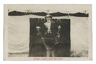 Hilda—Lady Jail Breaker RPPC.