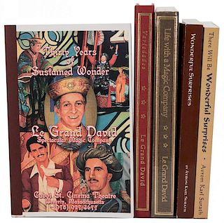 Five Volumes on Le Grand David Spectacular Magic.