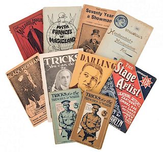 Group of 10 Conjuring Chap Books and Pamphlets.