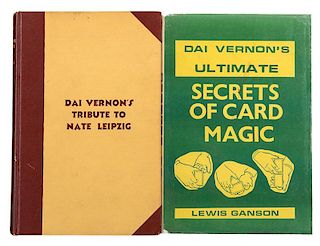 Vernon, Dai and Lewis Ganson. Two Volumes Signed by Vernon.