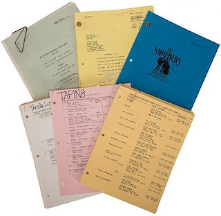 Harry Blackstone Jr. Smothers Brothers Scripts and Documents.