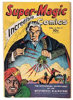 Super-Magic Comics Vol. 1 No. 1 Signed by Blackstone.