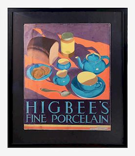 William A. Van Duzer (American, 1917-2005) 
HigbeeÕs Fine Porcelain