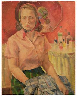 William A. Van Duzer (American, 1917-2005) The Pink Room, 1941