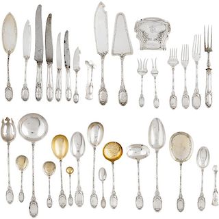EXTENSIVE FRENCH SILVER TABLE SERVICE