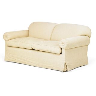 CONTEMPORARY UPHOLSTERED LOVESEAT