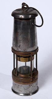 Miner's safety lantern, Wolf #76MB, fine condition with hanger