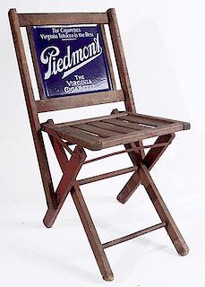 PiedmontTobacco porcelain country store chair