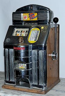 Jennings Sun Chief slot machine, 10 cent, in working condition