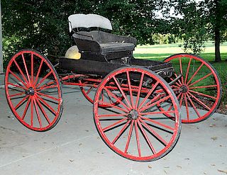 Vintage Doctor's Buggy with original and old paint